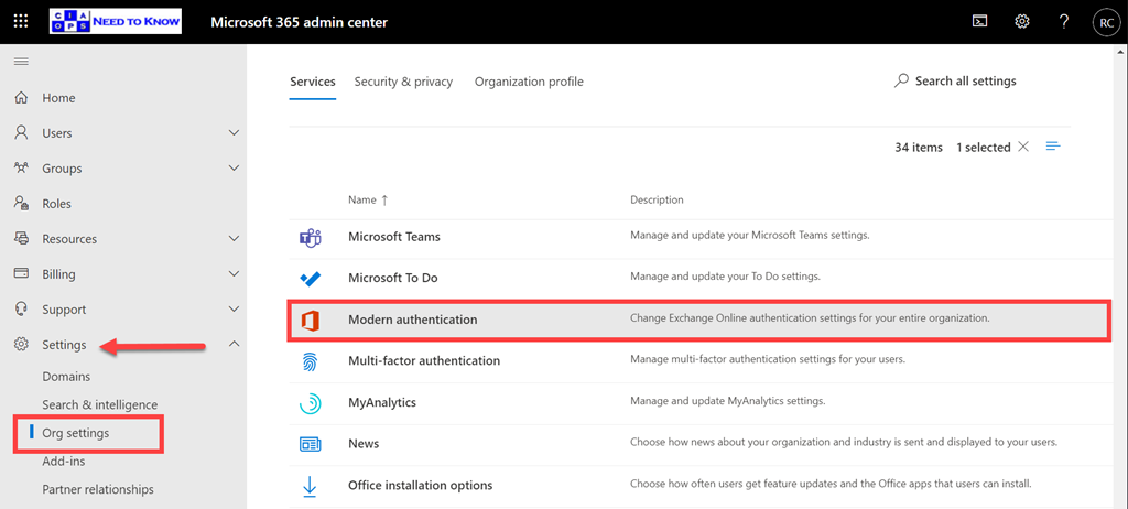 Disabling basic authentication in Microsoft 365 admin console – CIAOPS